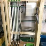 自作掃除用具ラック